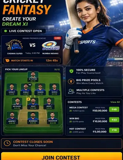 Wwwww88 (ww 88) fantasy cricket & matchday visual 3